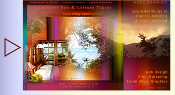 Tropical Rainforest Adventure Tourism Promotions. 
