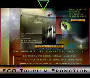 Aqua Graphics Marine-Life Conservation Photography and Underwater Eco Tourism Marketing Design Services. 