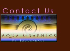 Aqua Graphics Ft. Lauderdale Adventure Travel Marketing Design & Production Services. 