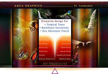 Creative Design Services For Rainforest Adventures Website Marketing 