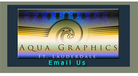Aqua Graphics Ft. Lauderdale Creative Design and Photo Services. 