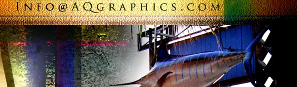 Fishing Charter • Brochure Design • Postcards • WEB Design • and More. 