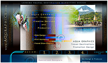 Leisure Travel Marketing and Design Services - Web Design - Print Advertising - Travel Show Promotion 