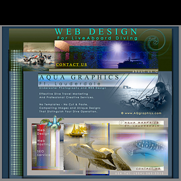 Dive LiveAboard WEB Designer Services