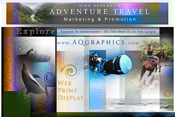 Website travel marketing Design for Adventure Travel Tours