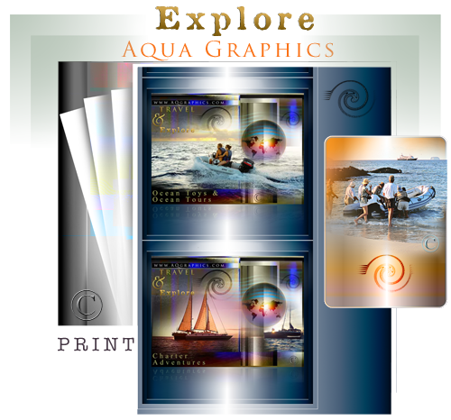 Print advertising design & production for travel promotion ..Marketing Adventure Travel Tours